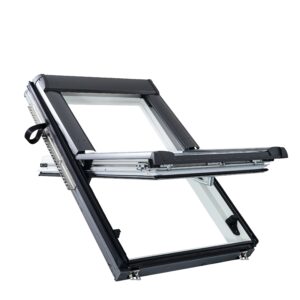Roto Designo R6 – центрально-поворотне мансардне вікно з термоблоком WD - Леодім Roto Designo R6 – центрально-поворотне мансардне вікно з термоблоком WD