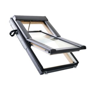Roto Designo R6 RotoTronic – центрально-поворотне мансардне вікно з термоблоком WD
