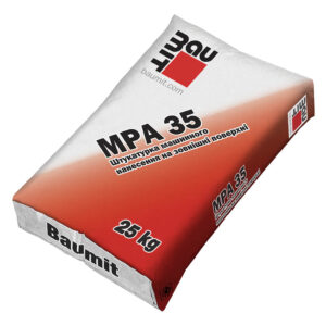 Штукатурна цементно-вапняна суміш Baumit MPA 35